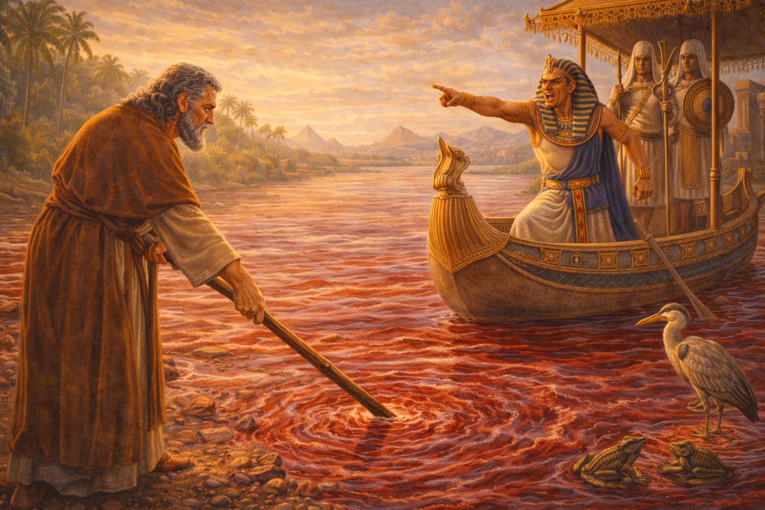 As pragas do Egito começam — Parte 5 (Êxodo 7–10)