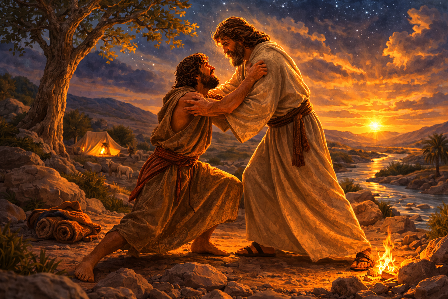 Jacó luta com Deus e recebe o nome Israel — Parte 11 (Gênesis 29–32)