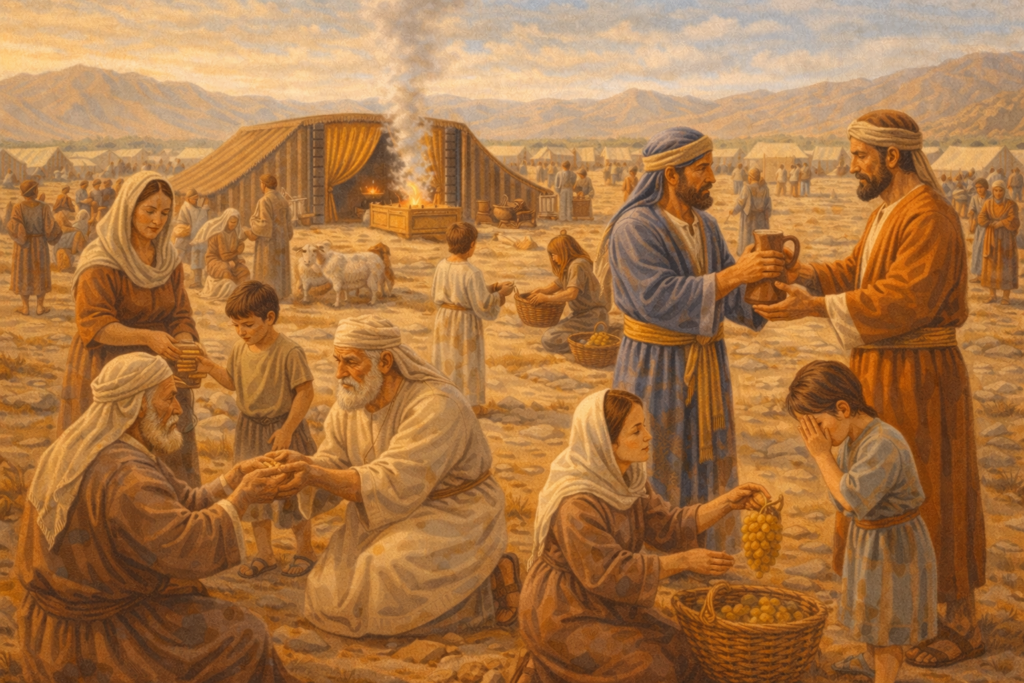 O povo de Israel aprende a viver de forma diferente seguindo as orientações de Deus