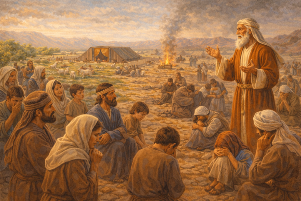 Deus ensina o povo de Israel a escolher o caminho da vida e da obediência