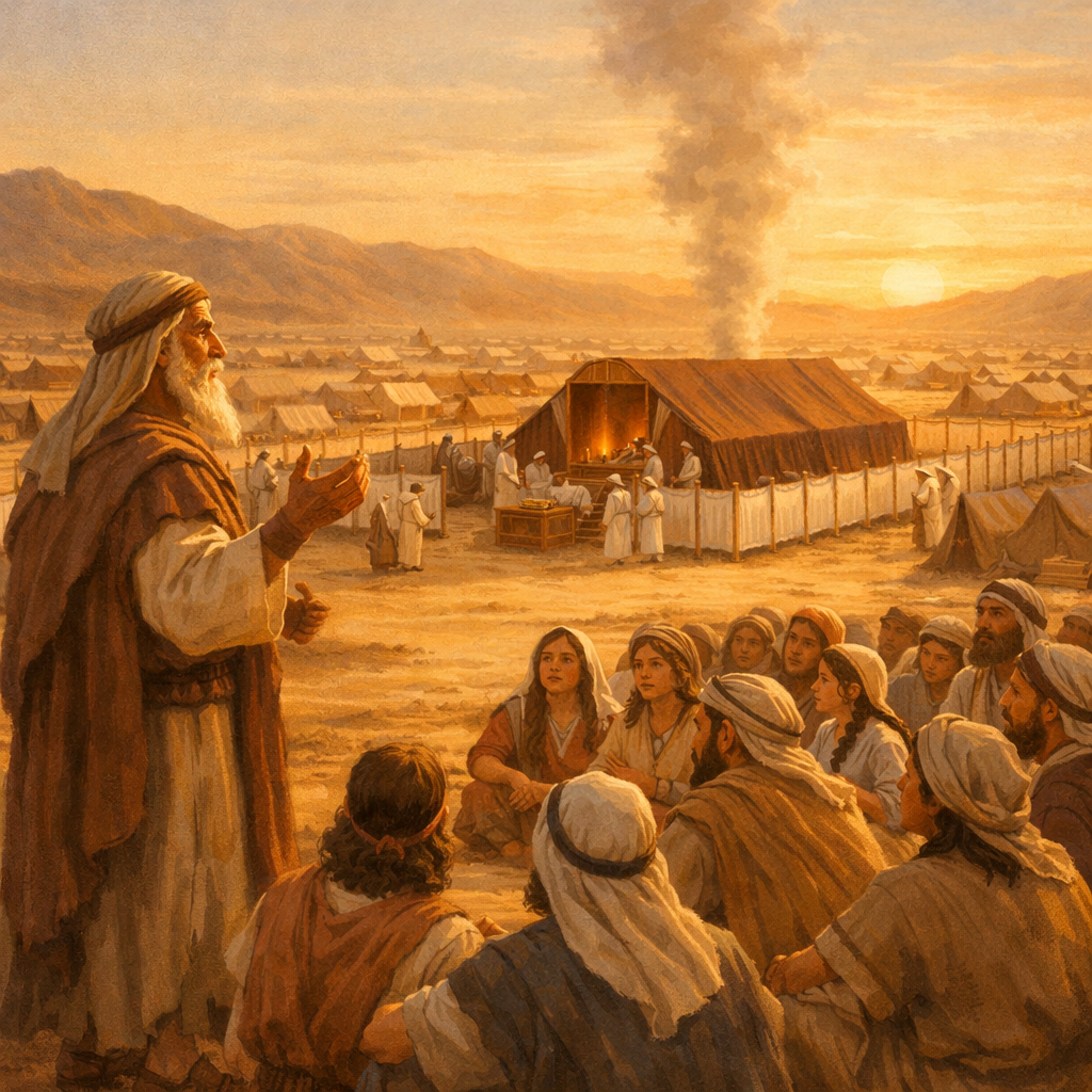 Deus organiza o povo para a jornada — Parte 1 (Números 1–4)