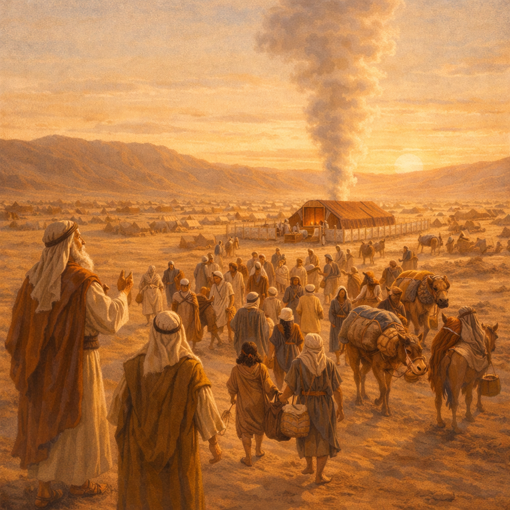 Deus caminha com o povo no deserto — Parte 2 (Números 5–10)