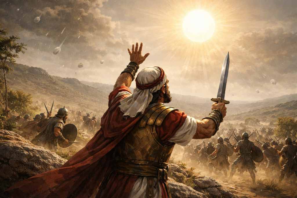 O engano de Gibeão e o dia em que o sol parou — Parte 7 (Josué 9–10)