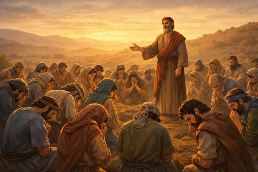 1 Samuel para crianças: Israel perde a arca e pede um rei (4–8)