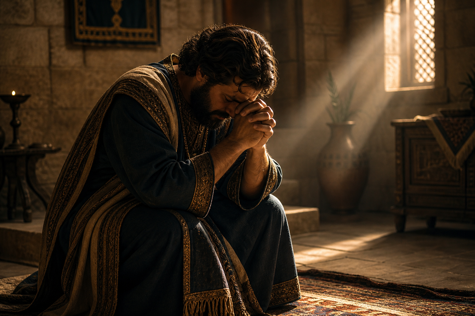 2 Samuel para crianças: Davi peca com Bate-Seba e se arrepende diante de Deus (11–12)